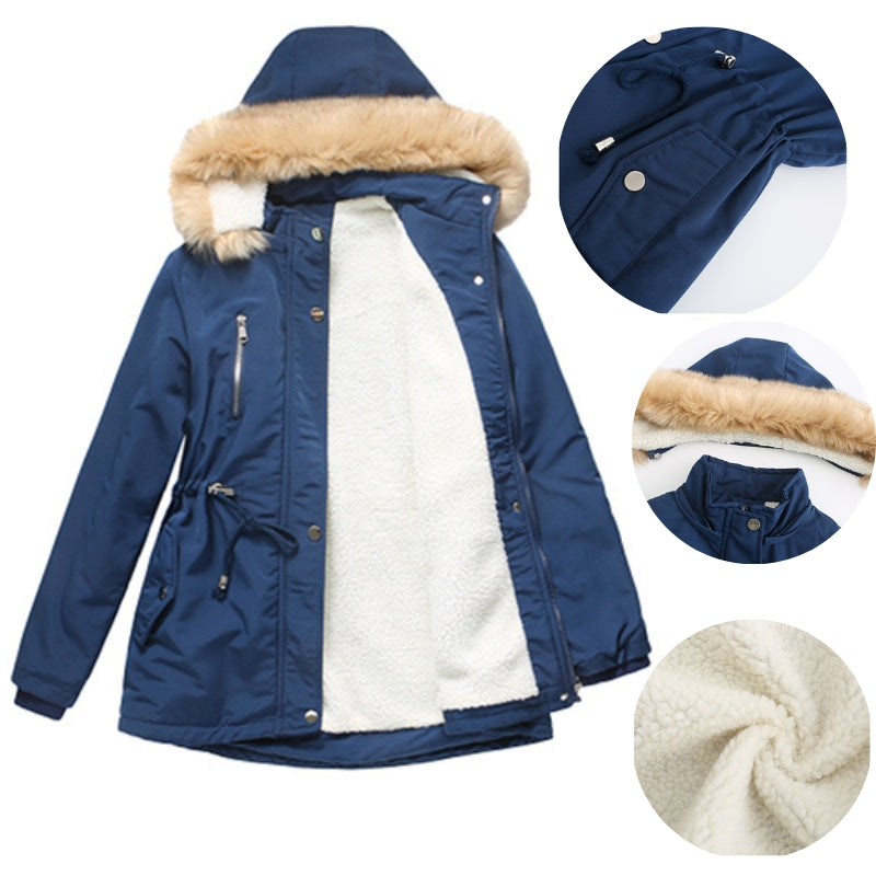 Jaqueta Feminina Parka Filó de Inverno Lemartine