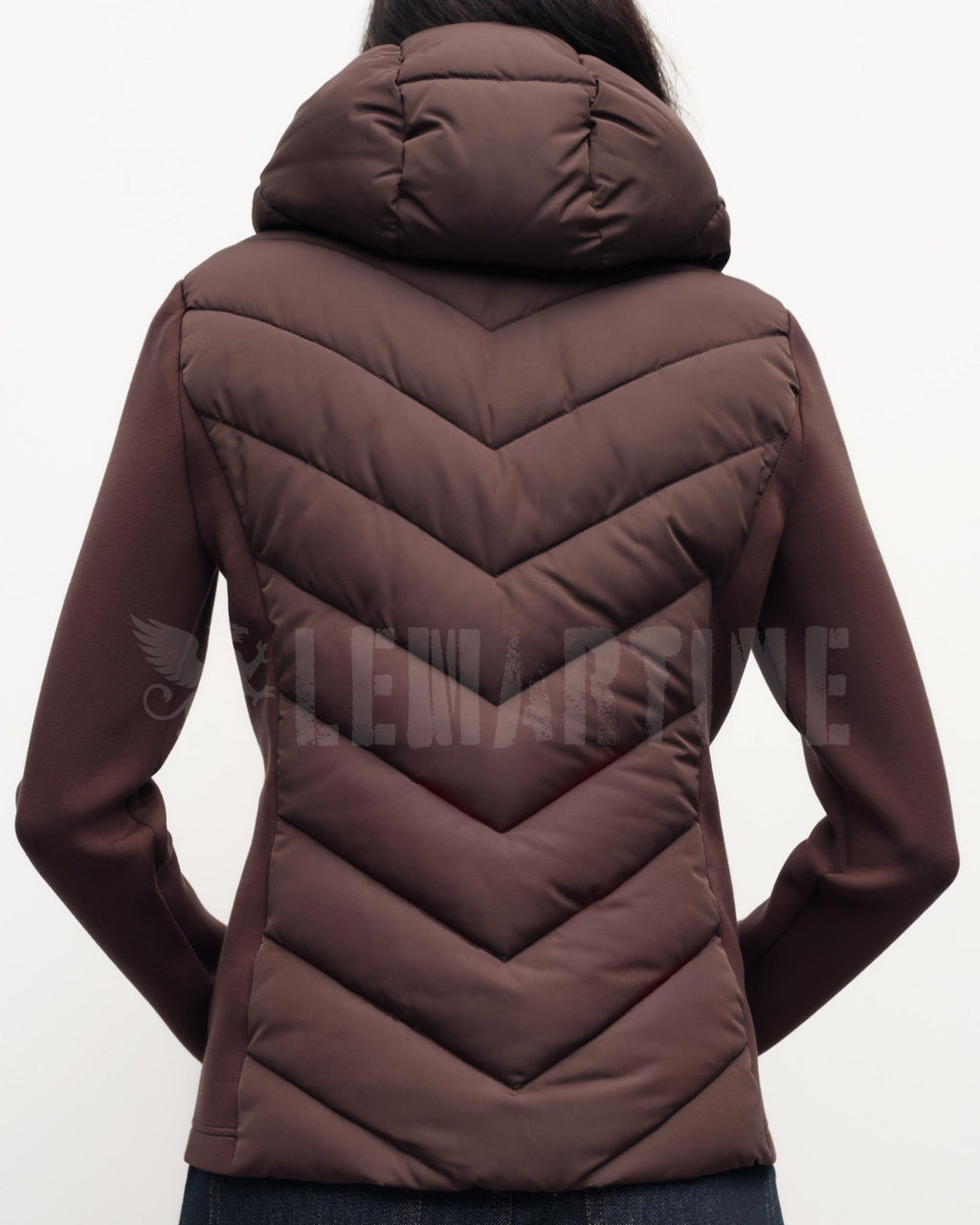 Jaqueta Acolchoada Feminina Marrom Fahart | Lemartine