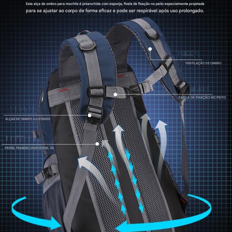 Mochila de Caminhada 40L Leve e Resistente | Lemartine