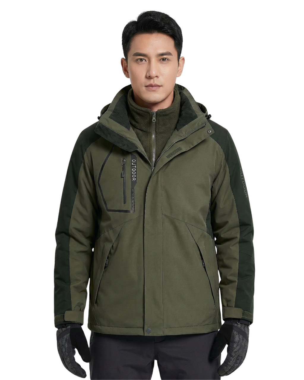 Jaqueta 3 em 1 Masculina Impermeável Inverno Lemartine