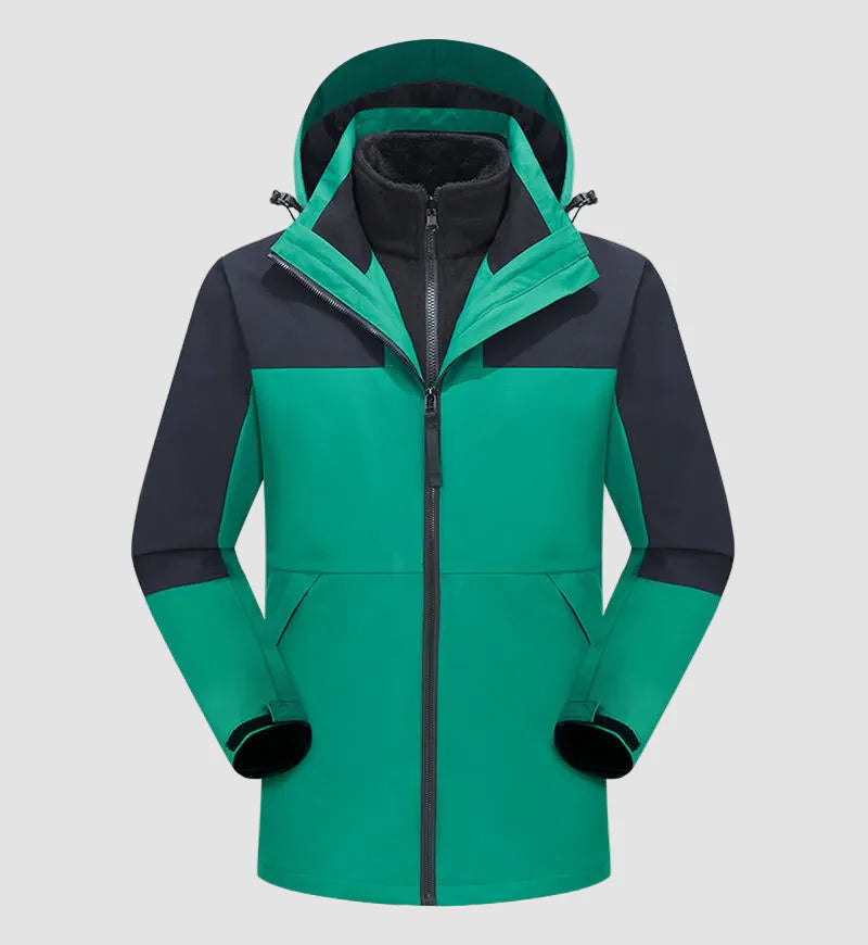 Jaqueta 3 em 1 Masculina Impermeável fleece Snow Montevie