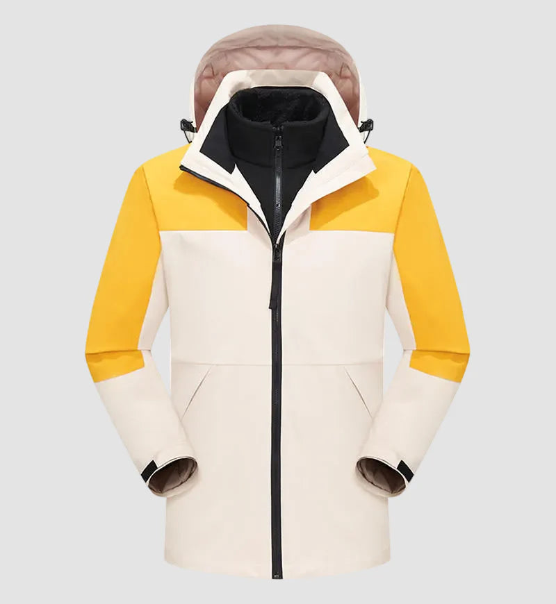 Jaqueta 3 em 1 Masculina Impermeável fleece Snow Montevie