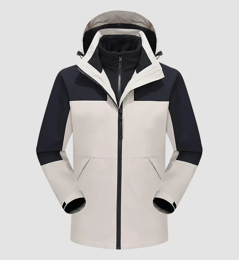 Jaqueta 3 em 1 Masculina Impermeável fleece Snow Montevie