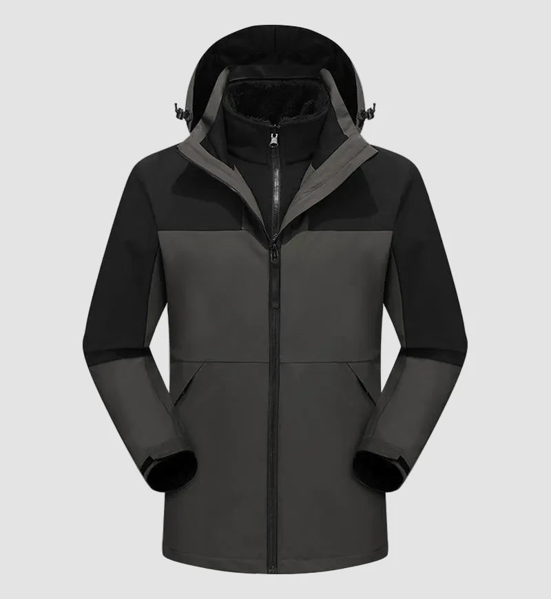 Jaqueta 3 em 1 Masculina Impermeável fleece Snow Montevie
