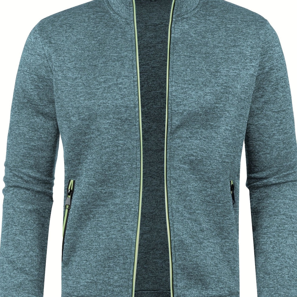 Jaqueta de Moletom Masculina de Outono e Inverno com Zíper Lemartine