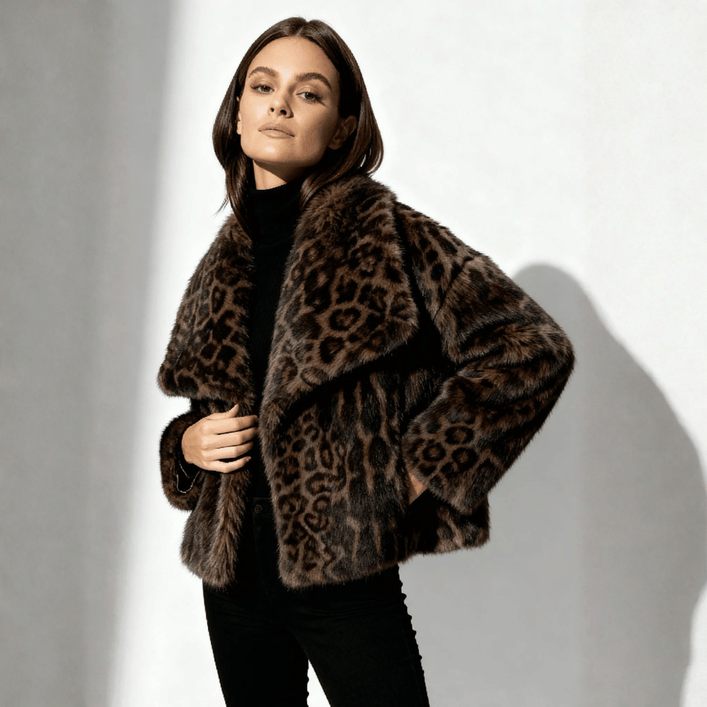 Casaco Feminino Animal Print Onça Lemartine
