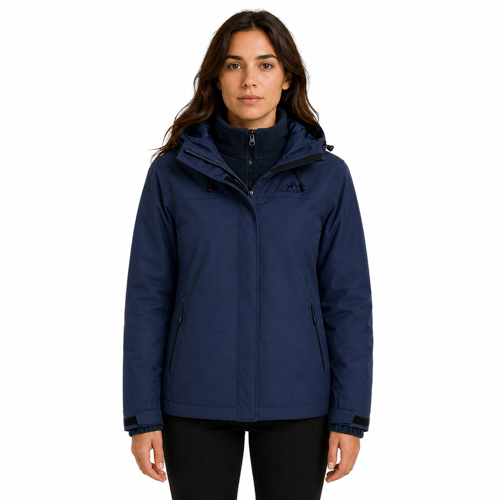 Jaqueta 3 em 1 Feminina Térmica Camel Crown Lemartine