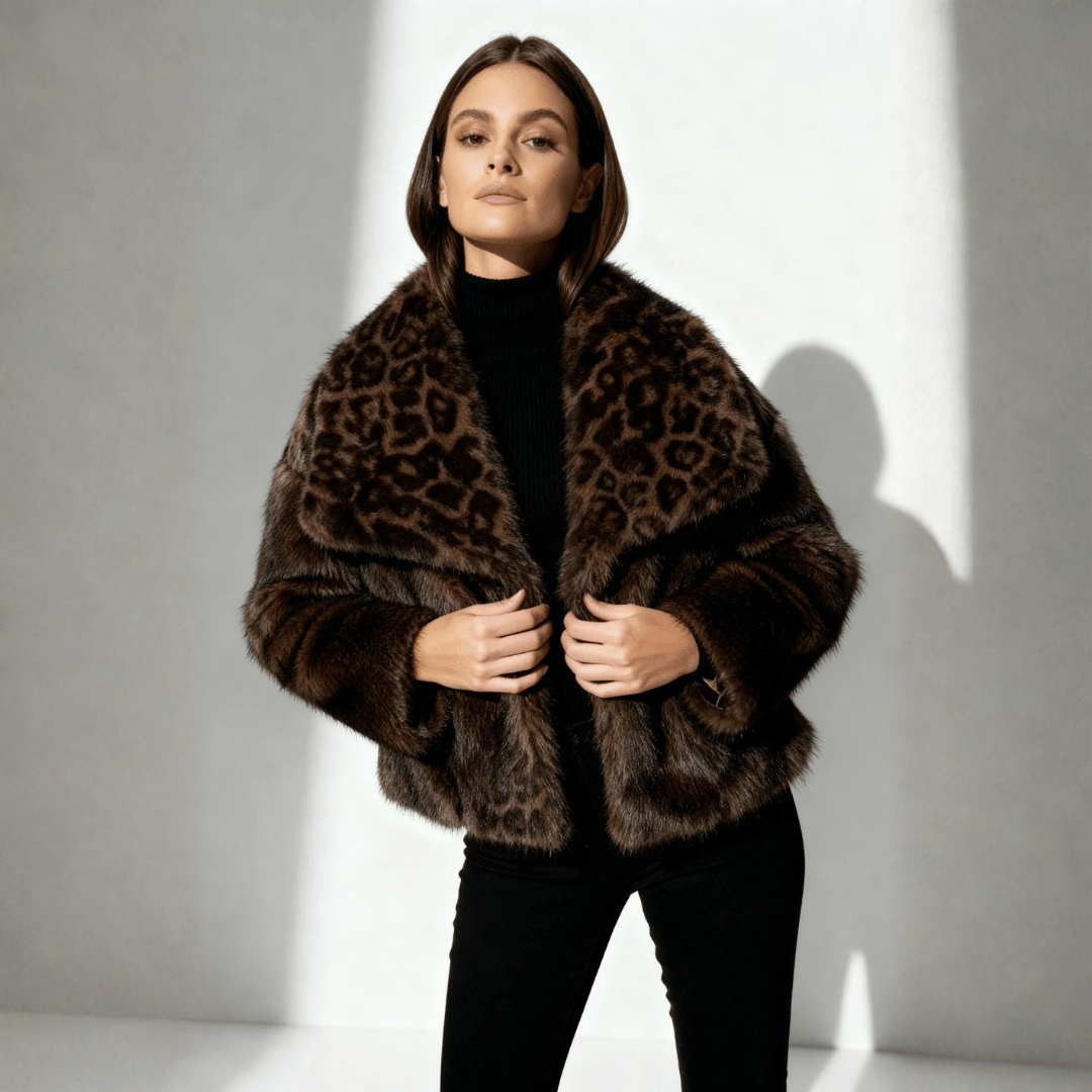 Casaco Feminino Animal Print Onça Lemartine