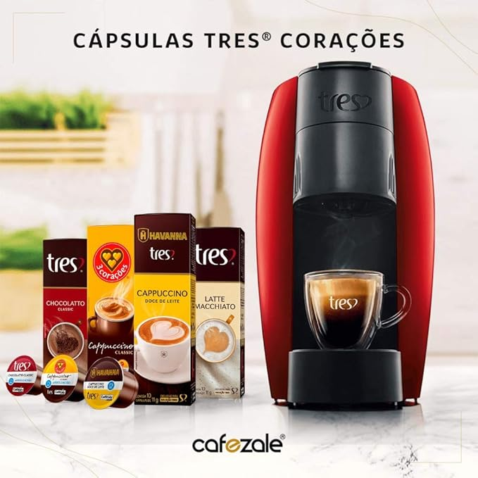60 Cápsulas Três Corações, Bebida Cremosa