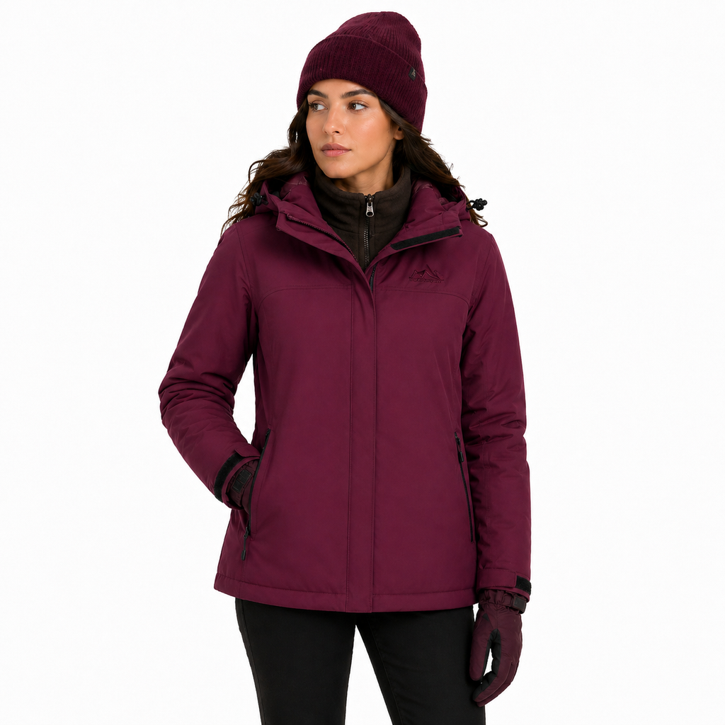 Jaqueta 3 em 1 Feminina Térmica Camel Crown Lemartine