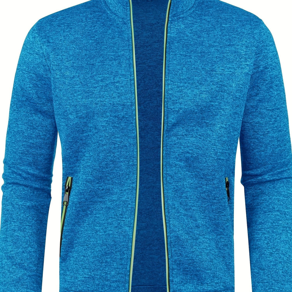 Jaqueta de Moletom Masculina de Outono e Inverno com Zíper Lemartine