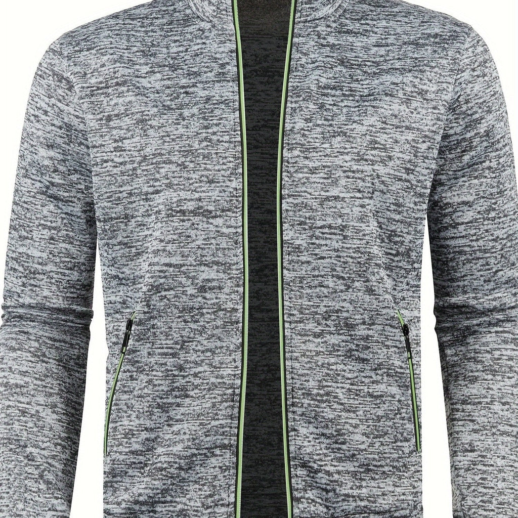 Jaqueta de Moletom Masculina de Outono e Inverno com Zíper Lemartine
