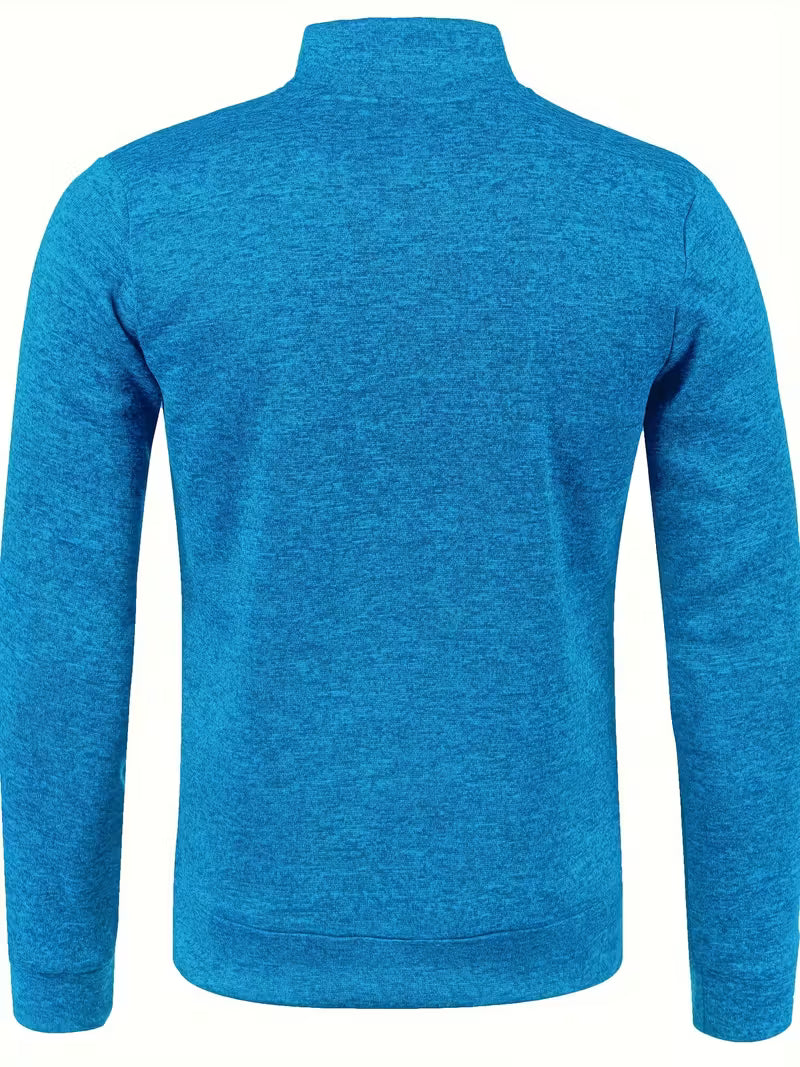 Jaqueta de Moletom Masculina de Outono e Inverno com Zíper Lemartine