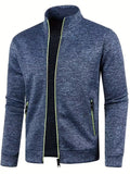 Jaqueta de Moletom Masculina de Outono e Inverno com Zíper Lemartine