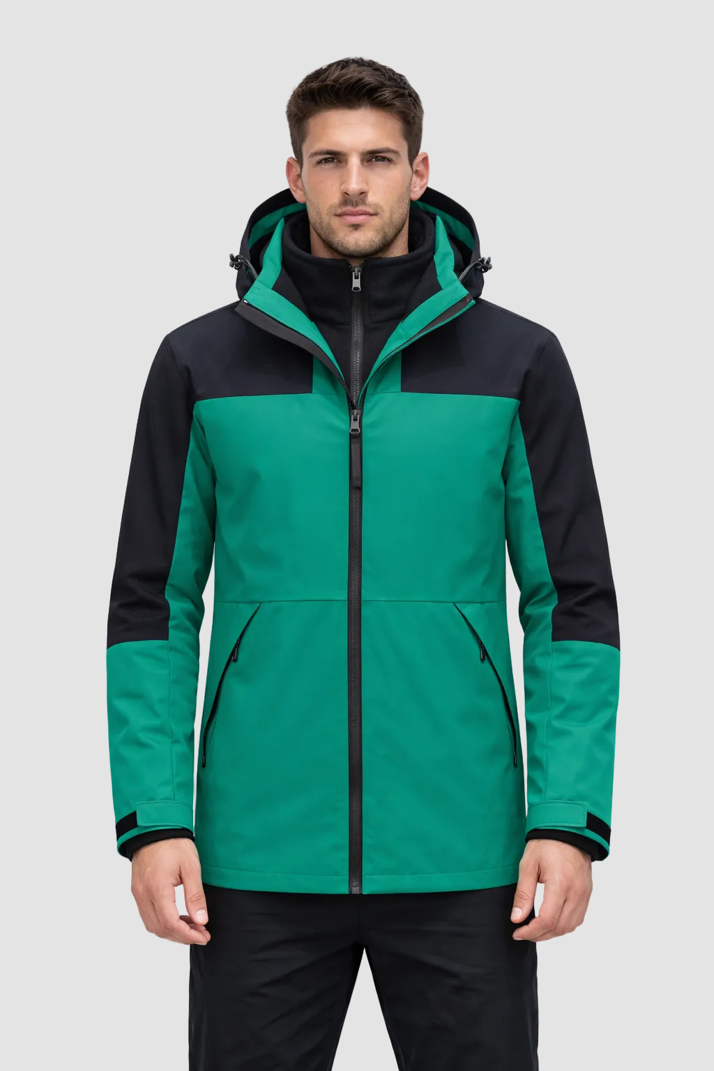 Jaqueta 3 em 1 Masculina Impermeável fleece Snow Montevie