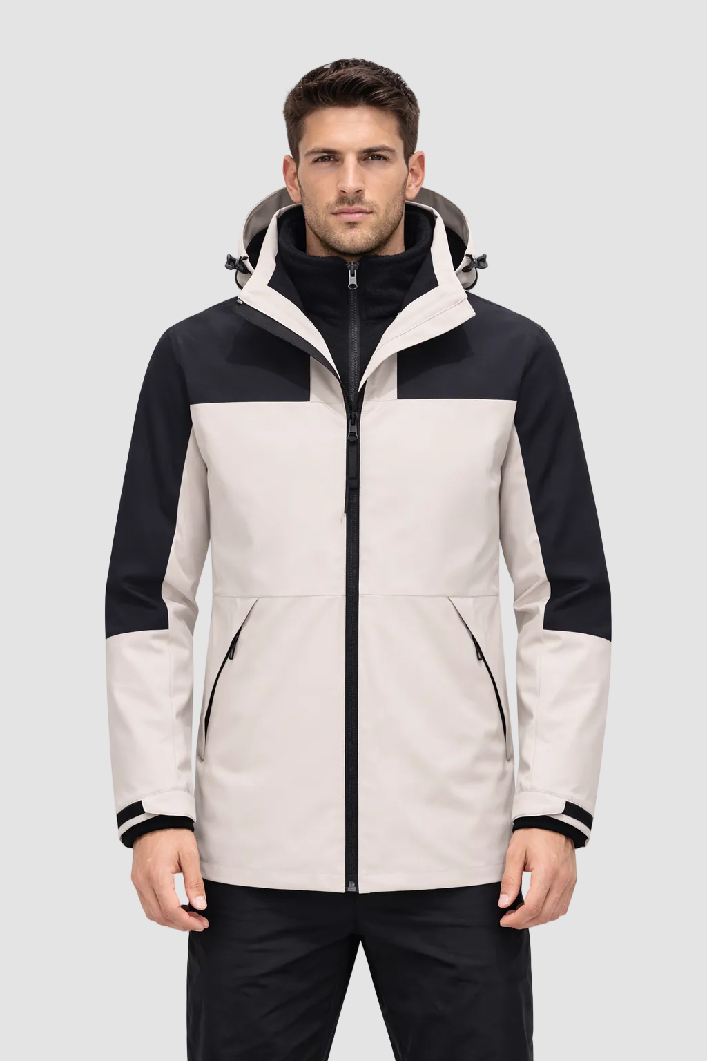 Jaqueta 3 em 1 Masculina Impermeável fleece Snow Montevie