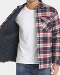 Jaqueta Masculina Xadrez Casual Forrada Lemartine