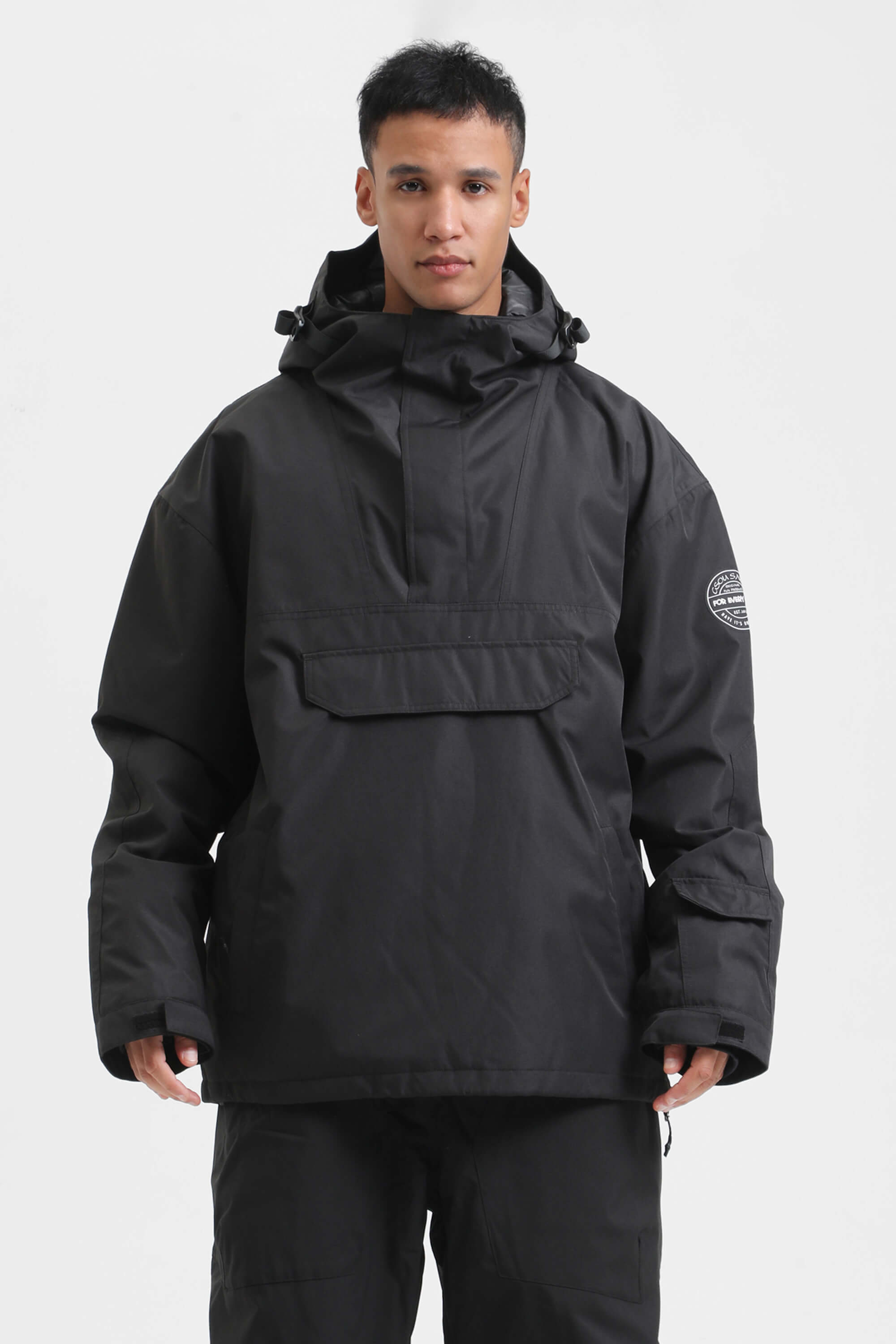 Jaqueta para Neve Masculina Anoraks Oversized Lemartine