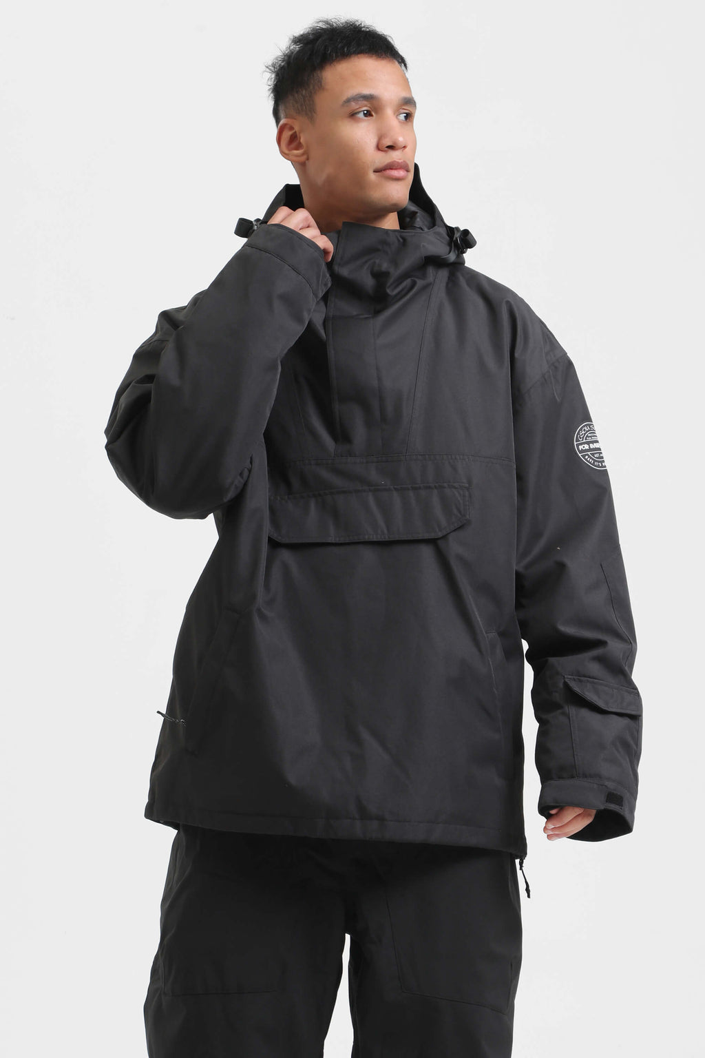 Jaqueta para Neve Masculina Anoraks Oversized Lemartine