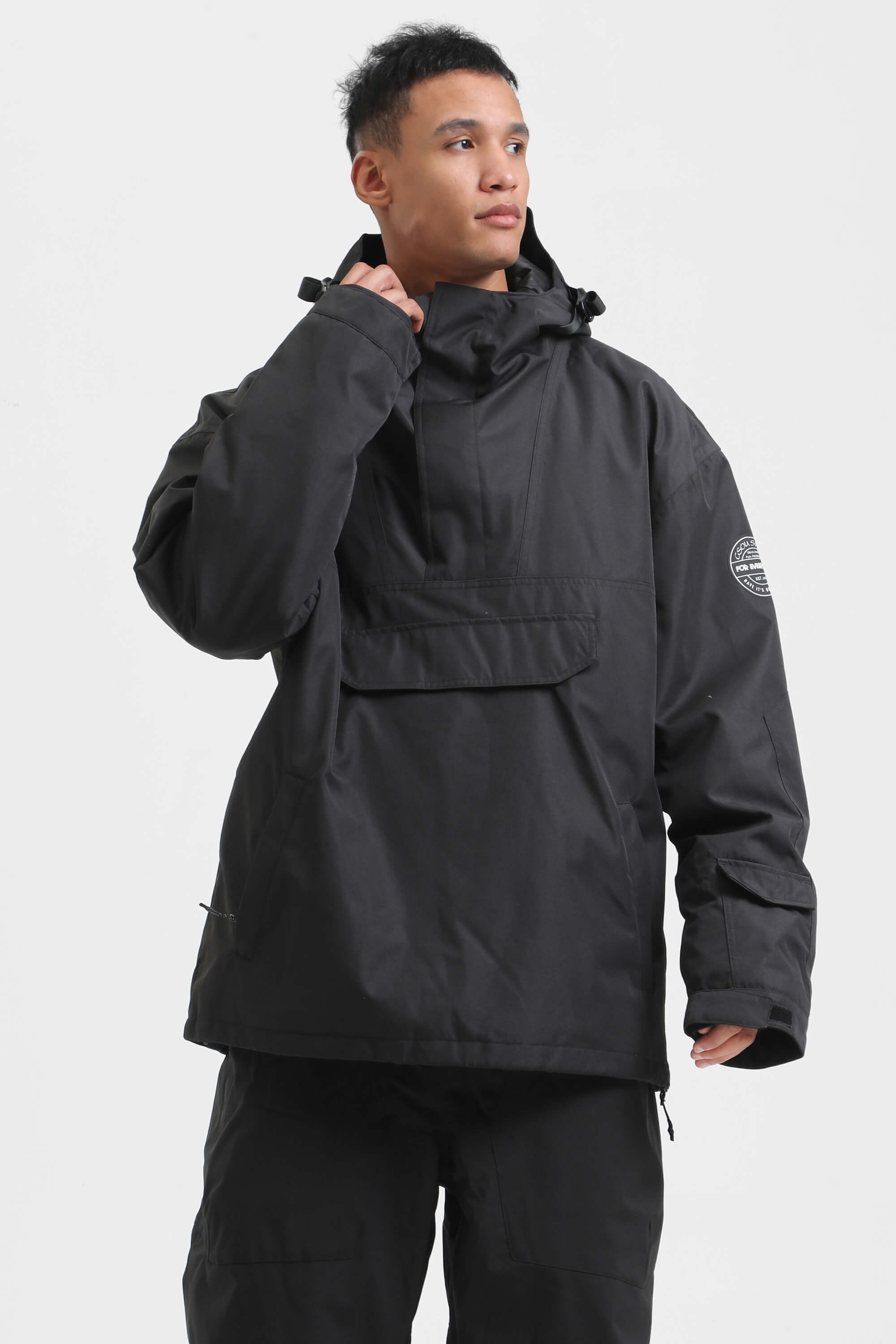 Jaqueta para Neve Masculina Anoraks Oversized Lemartine