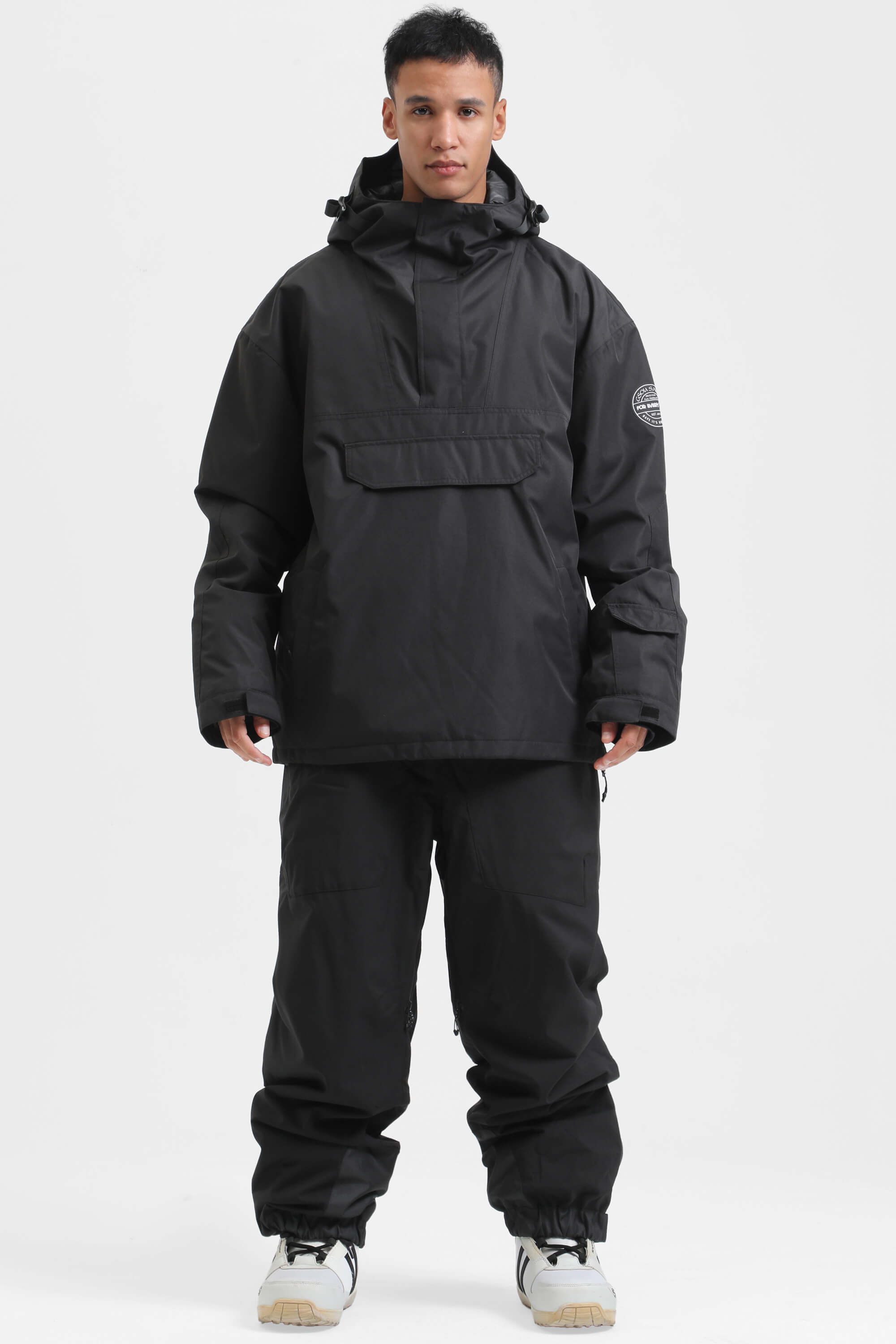 Jaqueta para Neve Masculina Anoraks Oversized Lemartine