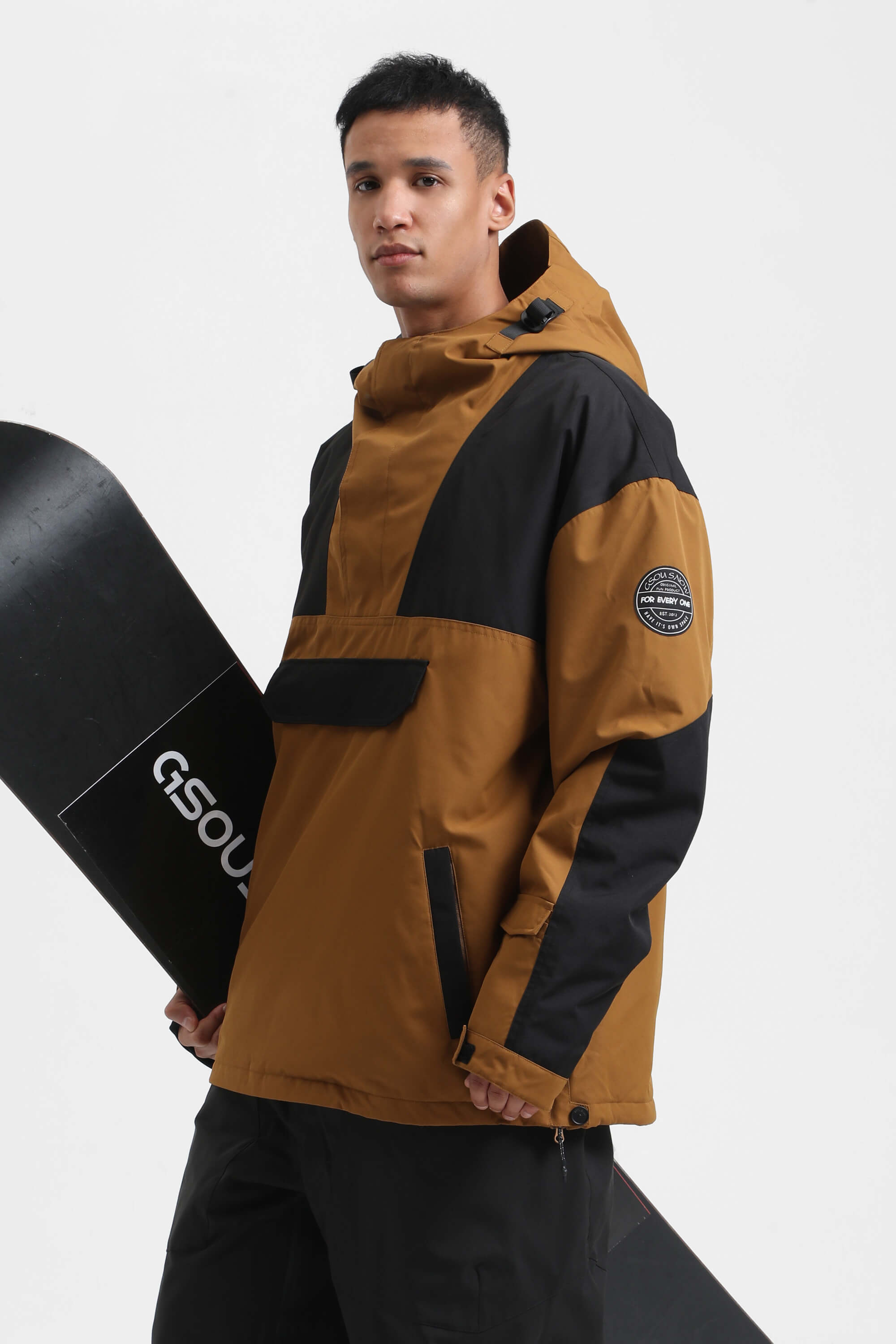 Jaqueta para Neve Masculina Anoraks Oversized Lemartine