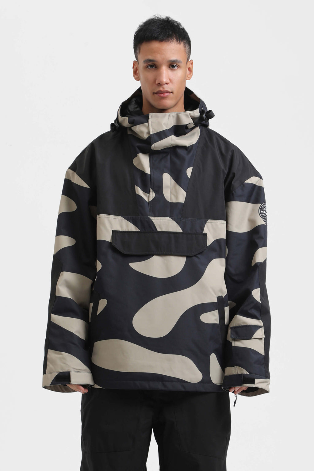 Jaqueta para Neve Masculina Anoraks Oversized Lemartine