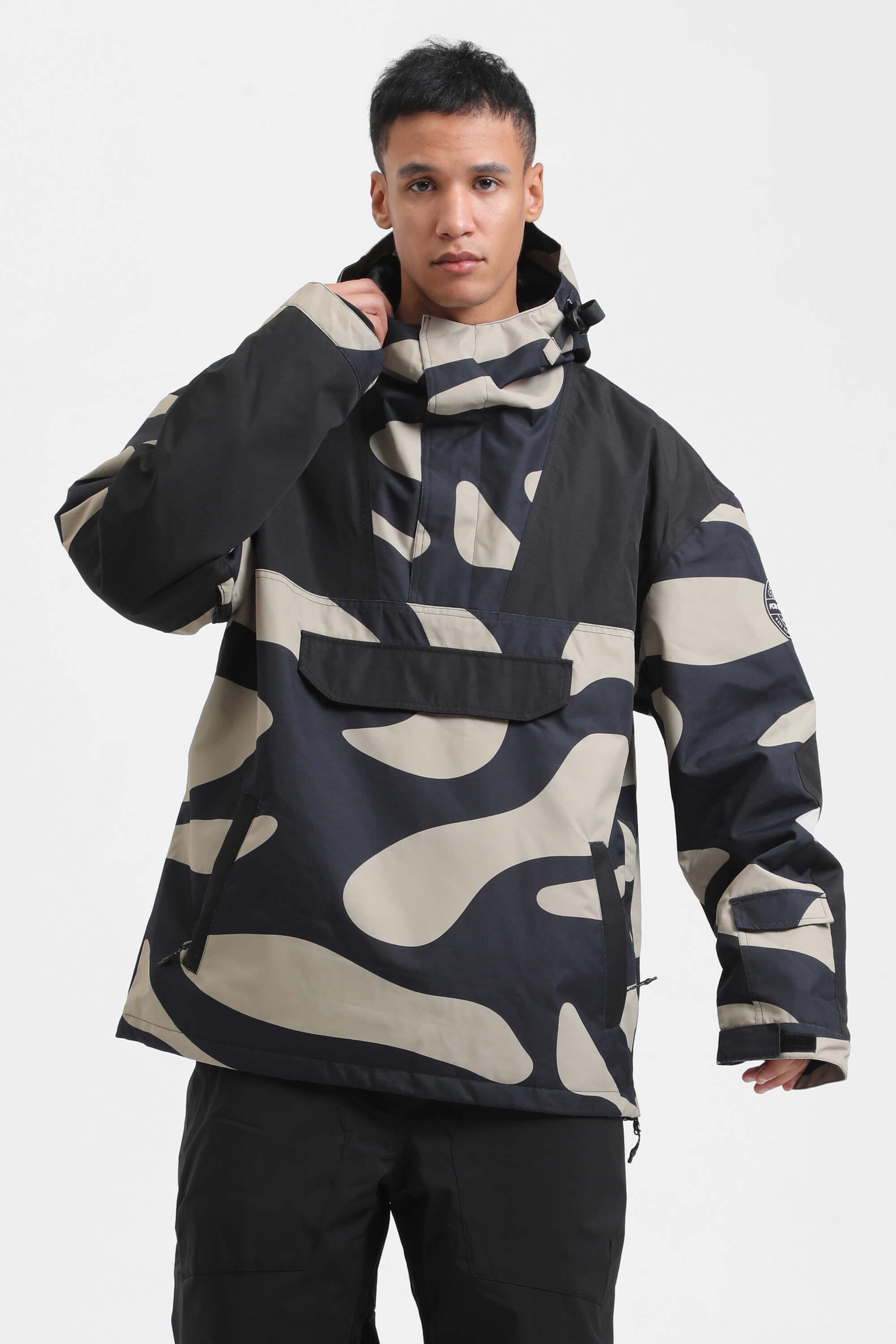 Jaqueta para Neve Masculina Anoraks Oversized Lemartine