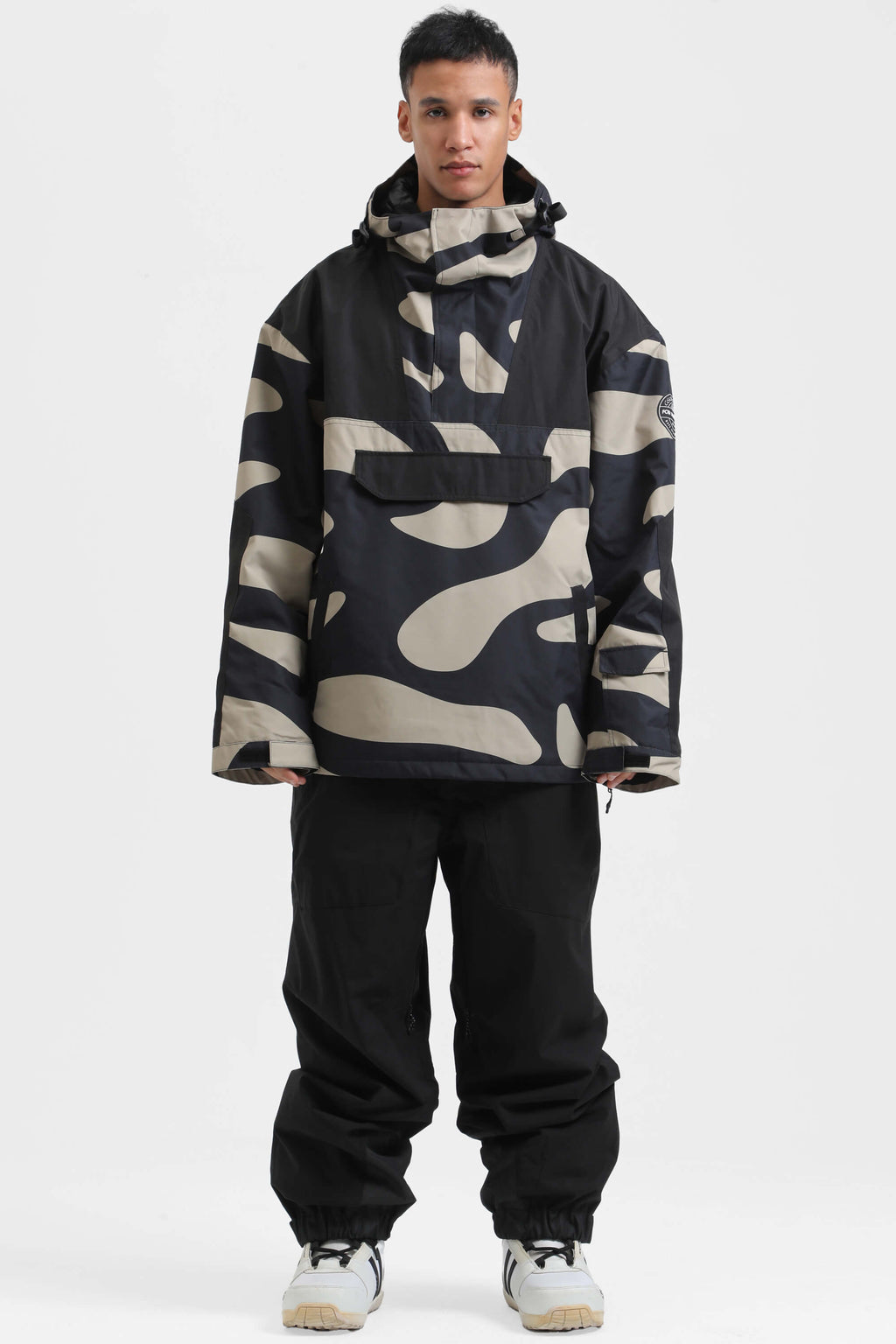 Jaqueta para Neve Masculina Anoraks Oversized Lemartine