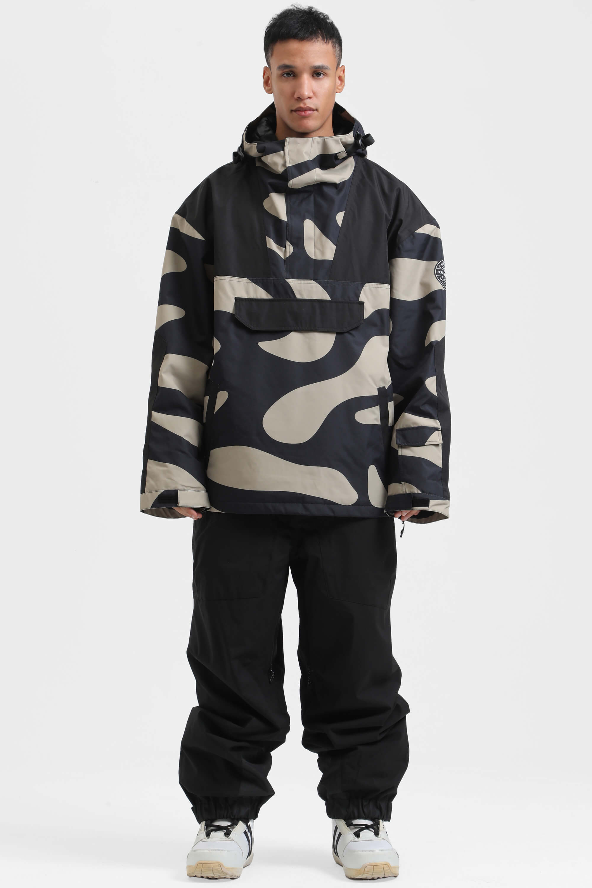 Jaqueta para Neve Masculina Anoraks Oversized Lemartine