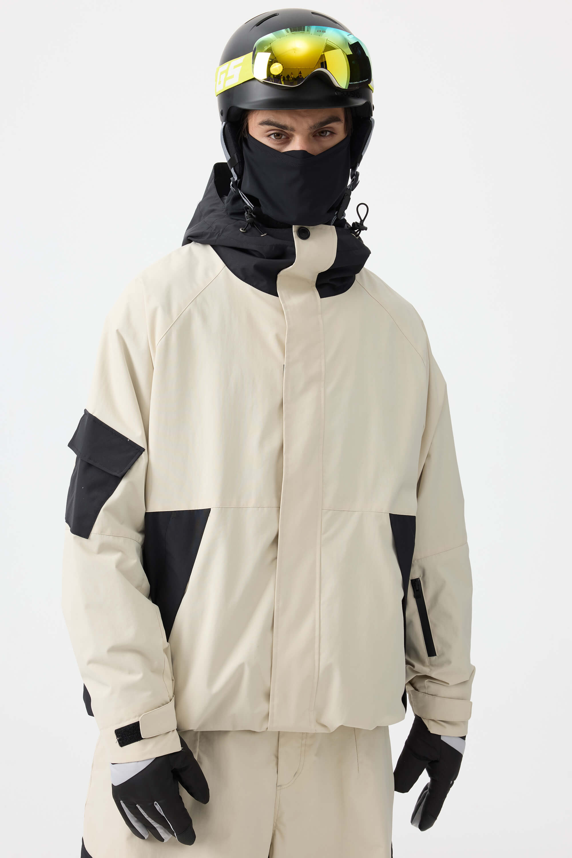 Jaqueta de Neve Masculina Raglan Impermeável e Respirável Lemartine