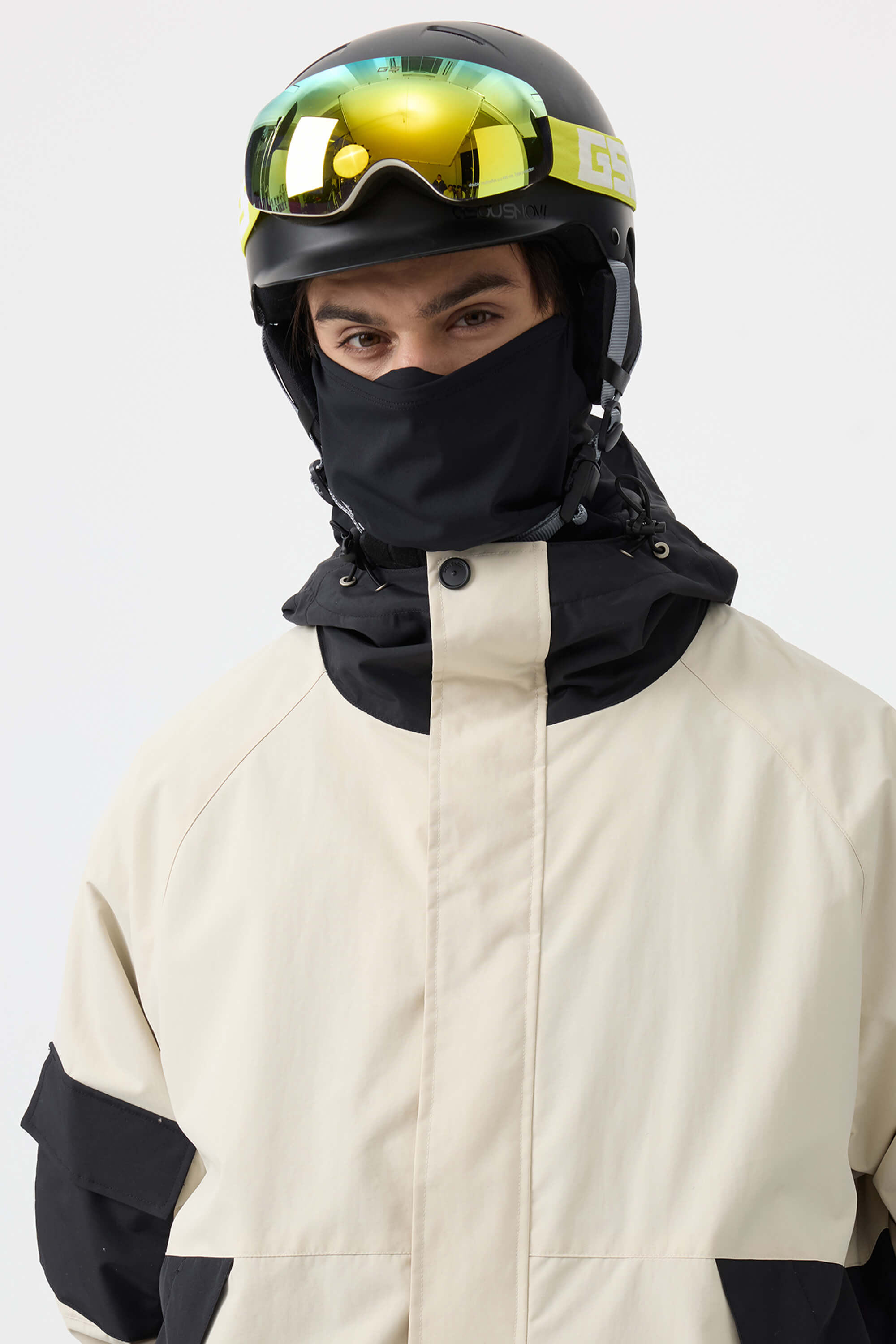 Jaqueta de Neve Masculina Raglan Impermeável e Respirável Lemartine