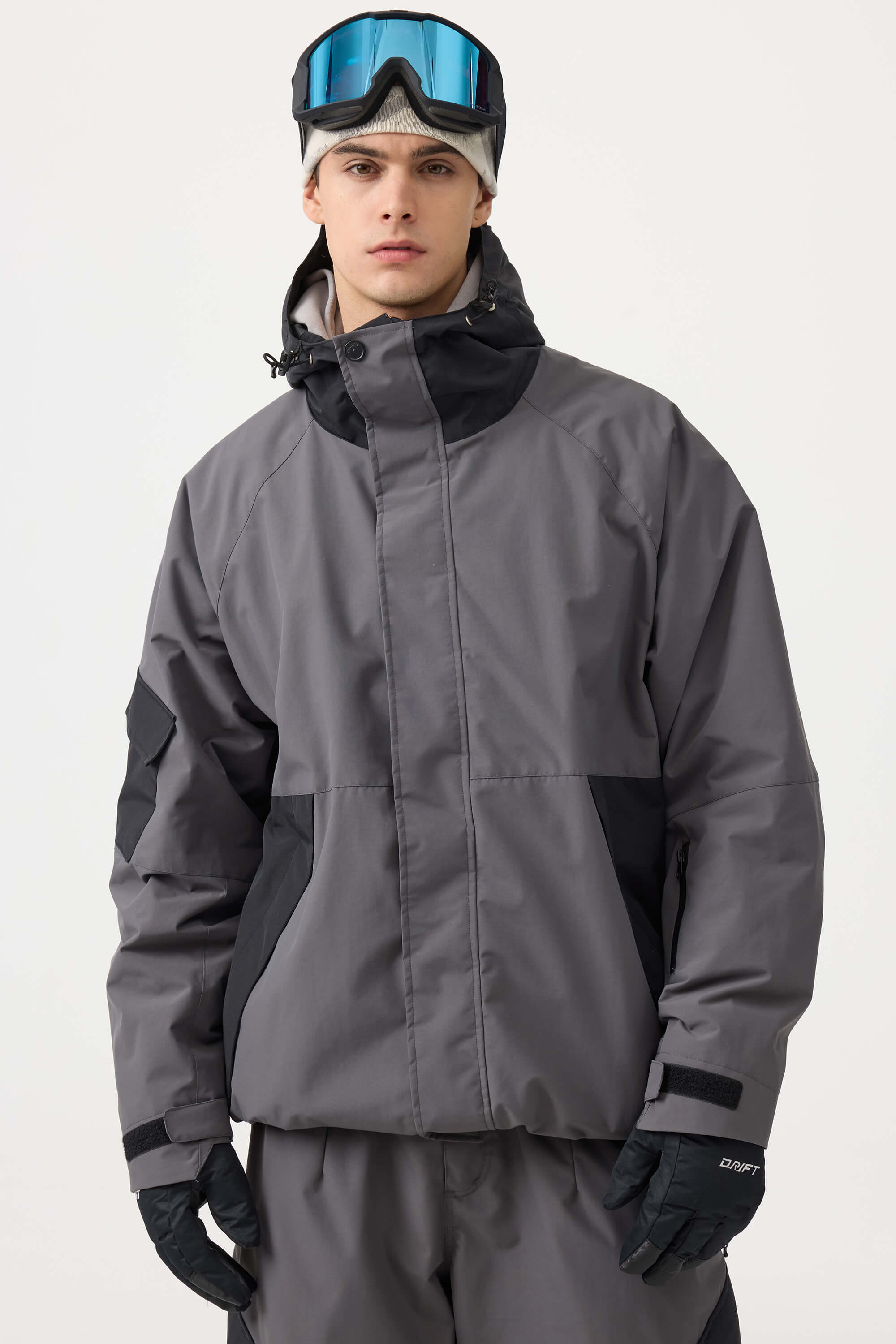 Jaqueta de Neve Masculina Raglan Impermeável e Respirável Lemartine