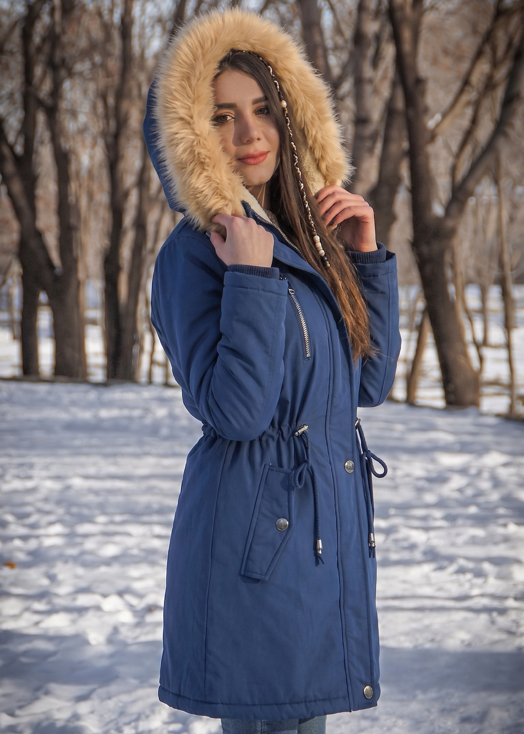 Jaqueta Feminina Parka Filó de Inverno Lemartine