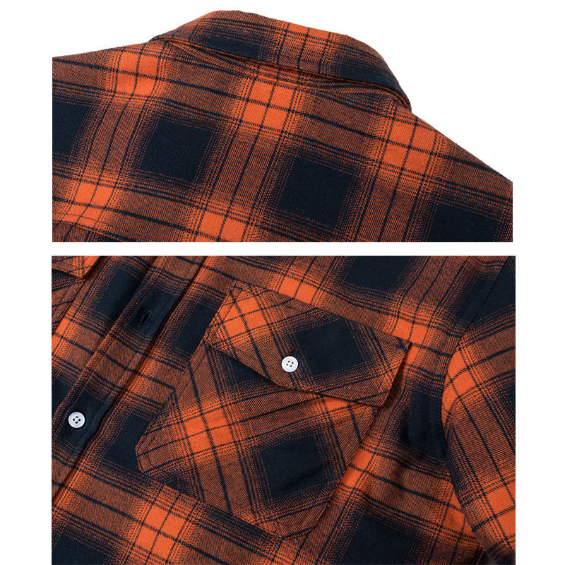 Jaqueta Masculina Xadrez Casual Forrada com Lã Lemartine