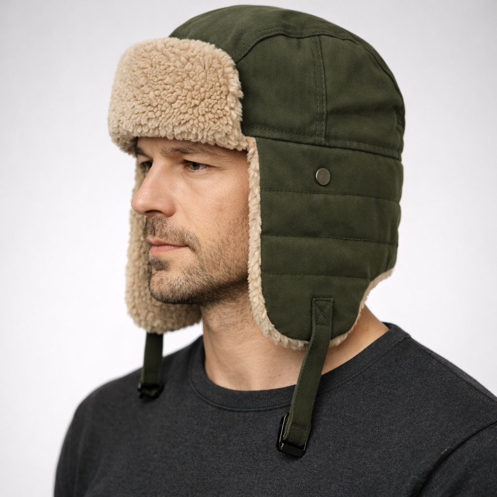 Touca Masculina Forrada Aviador Glacier Montevie