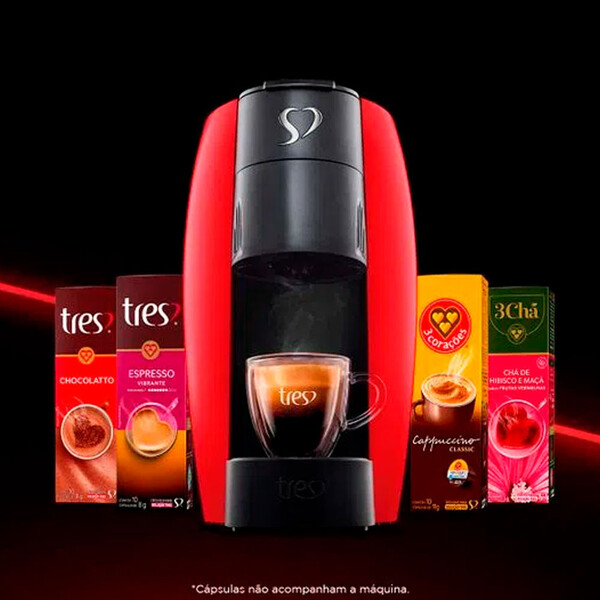 Cafeteira Expressa Lov Multi Bebidas Três Corações 220v
