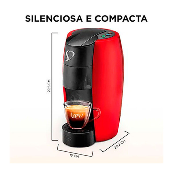 Cafeteira Expressa Lov Multi Bebidas Três Corações 110v