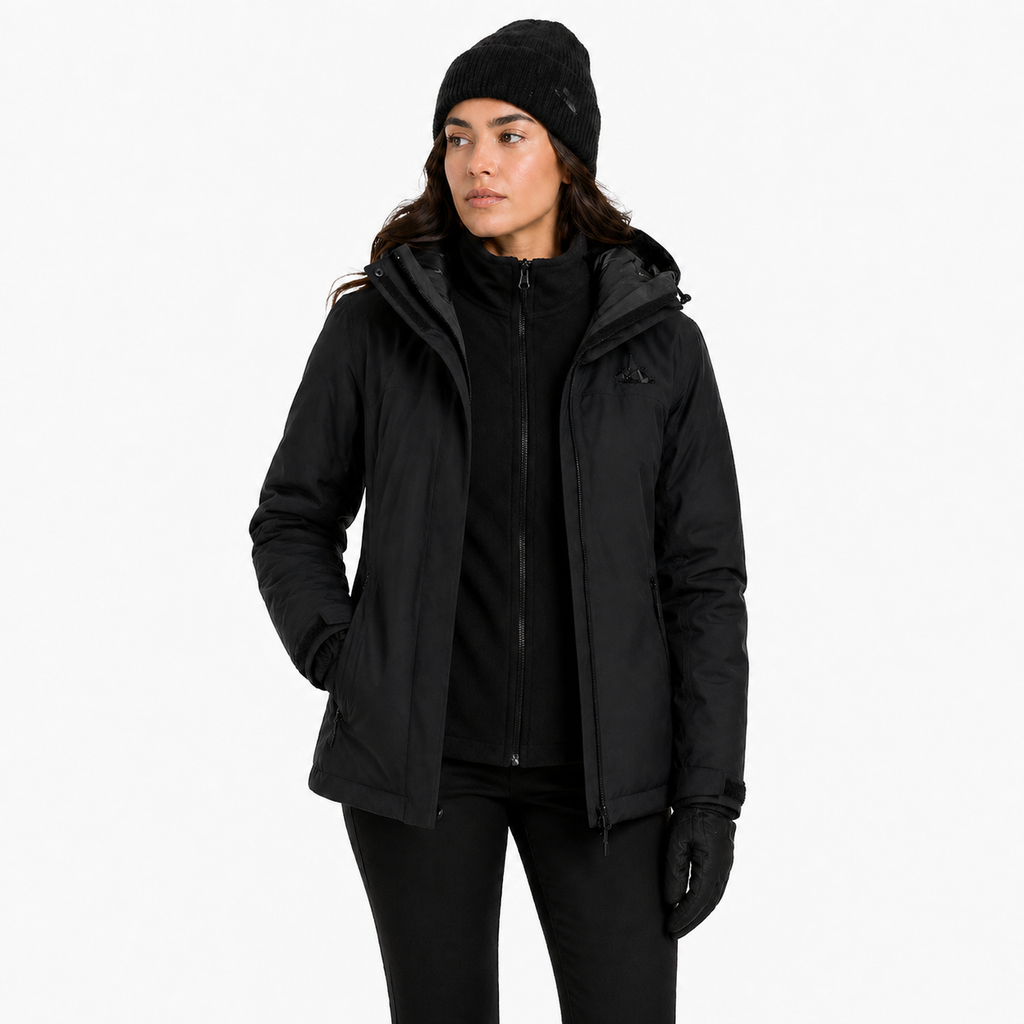 Jaqueta 3 em 1 Feminina Térmica Camel Crown Lemartine