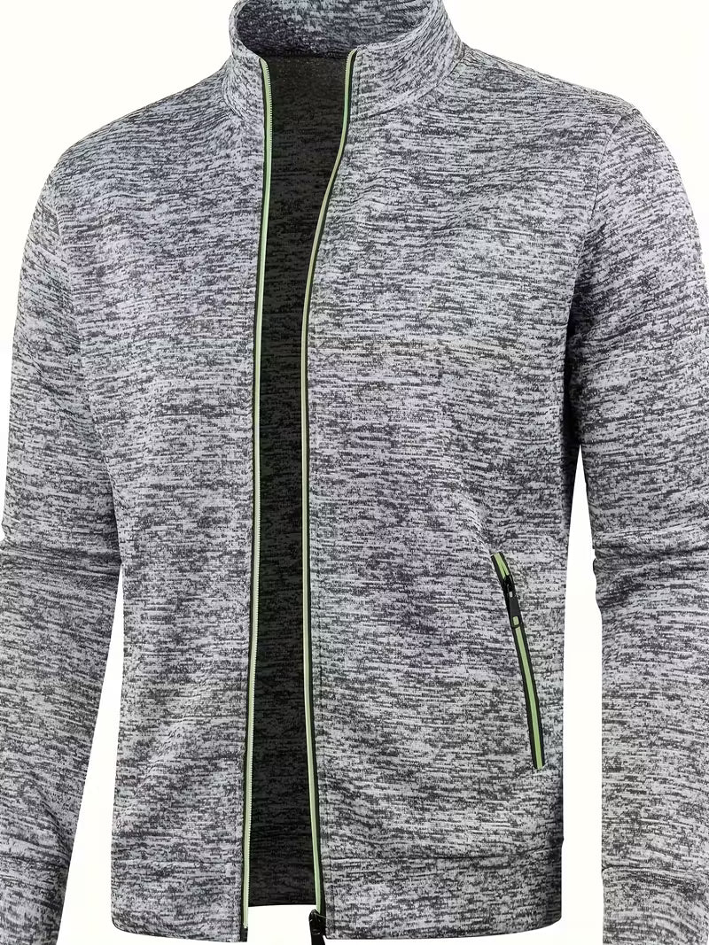 Jaqueta de Moletom Masculina de Outono e Inverno com Zíper Lemartine