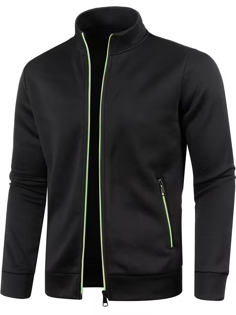Jaqueta de Moletom Masculina de Outono e Inverno com Zíper Lemartine