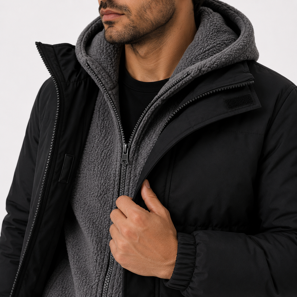 Jaqueta 2 em 1 Masculina Impermeável Fleece Winter Montevie