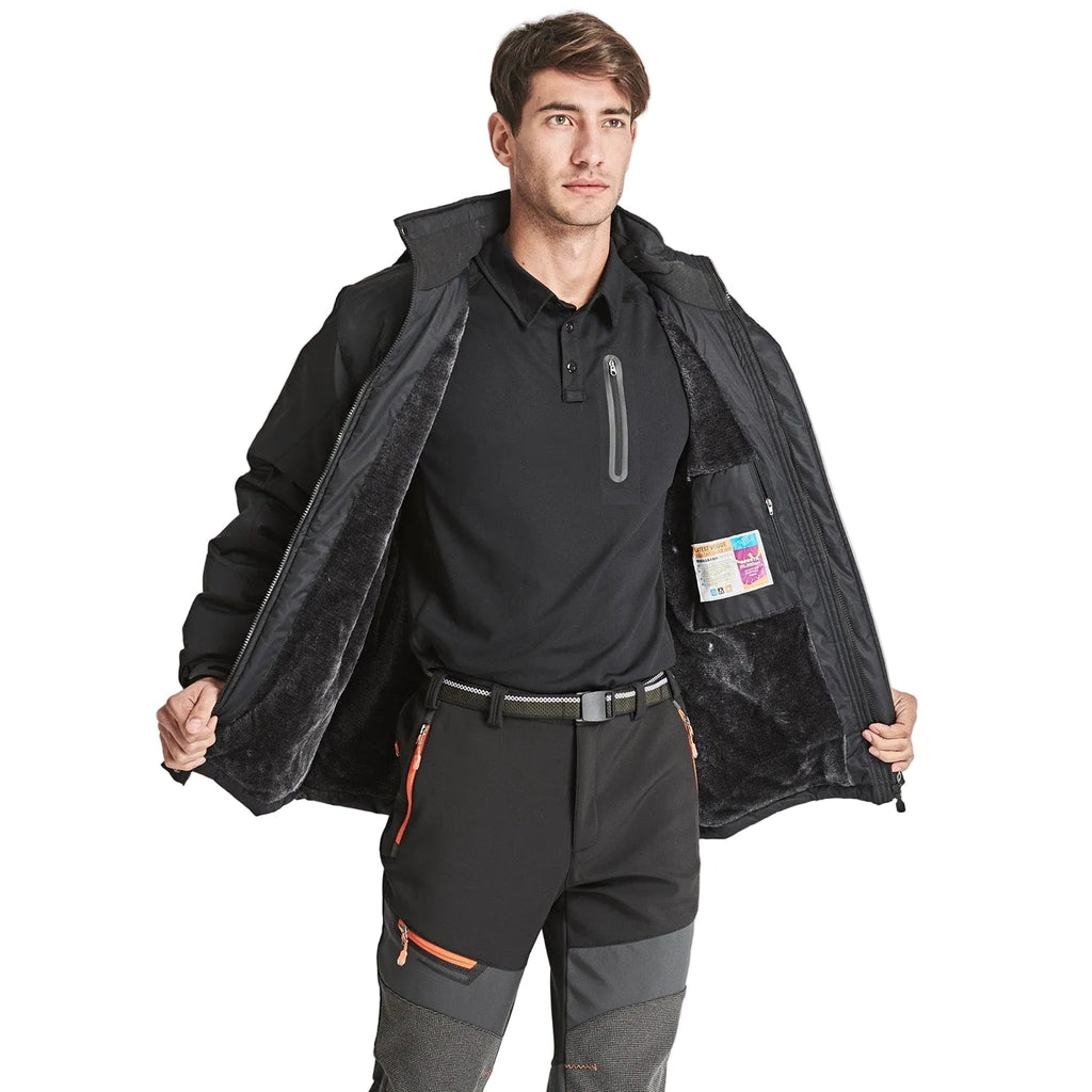 Jaqueta Térmica Masculina Impermeável Outdoor Lemartine